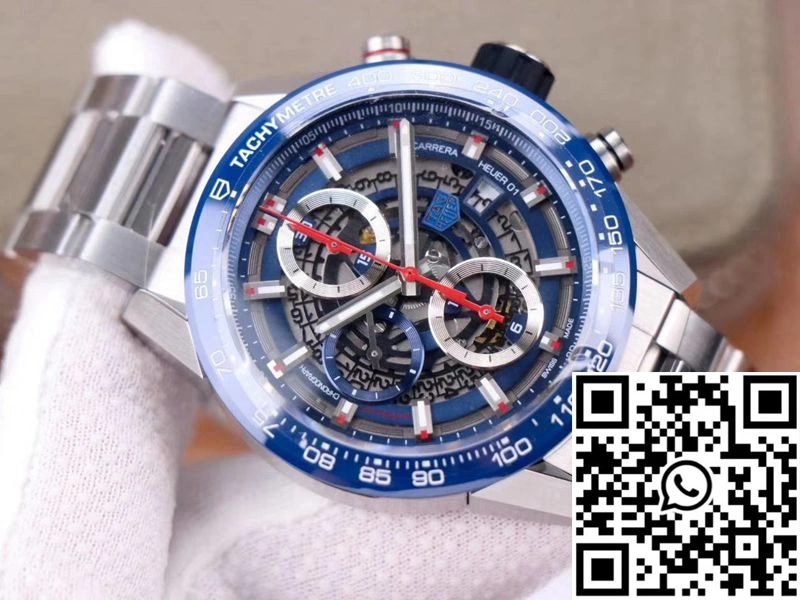 Tag Heuer Carrera Calibre Heuer 01 CAR201T.BA0766 Chronograph XF Factory Blue Dial