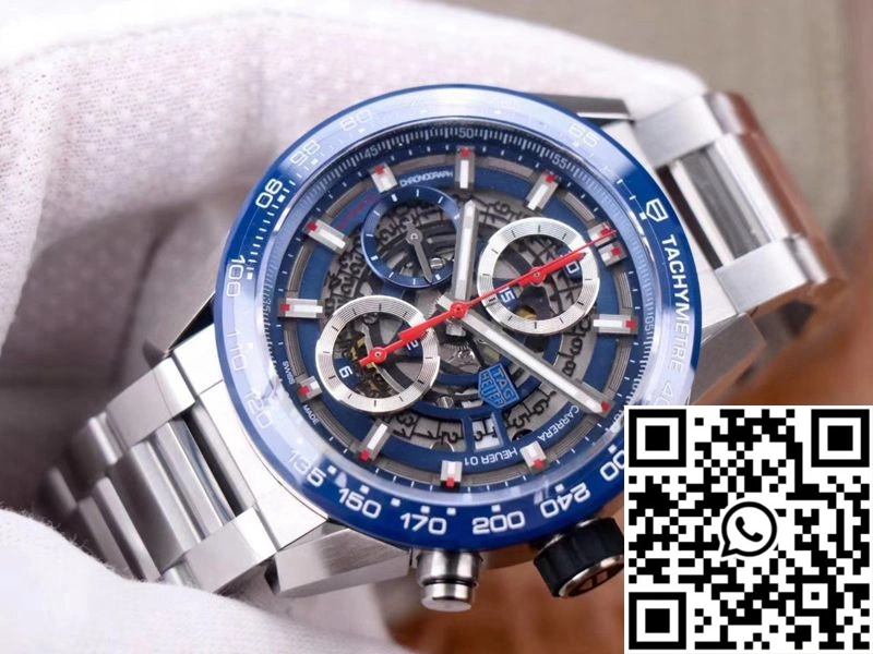 Tag Heuer Carrera Calibre Heuer 01 CAR201T.BA0766 Chronograph XF Factory Blue Dial