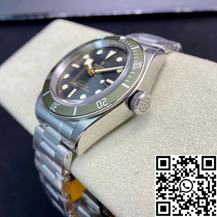 Tudor Heritage Black Bay Green Harrods Special Edition 79230G ZF Factory Black Dial