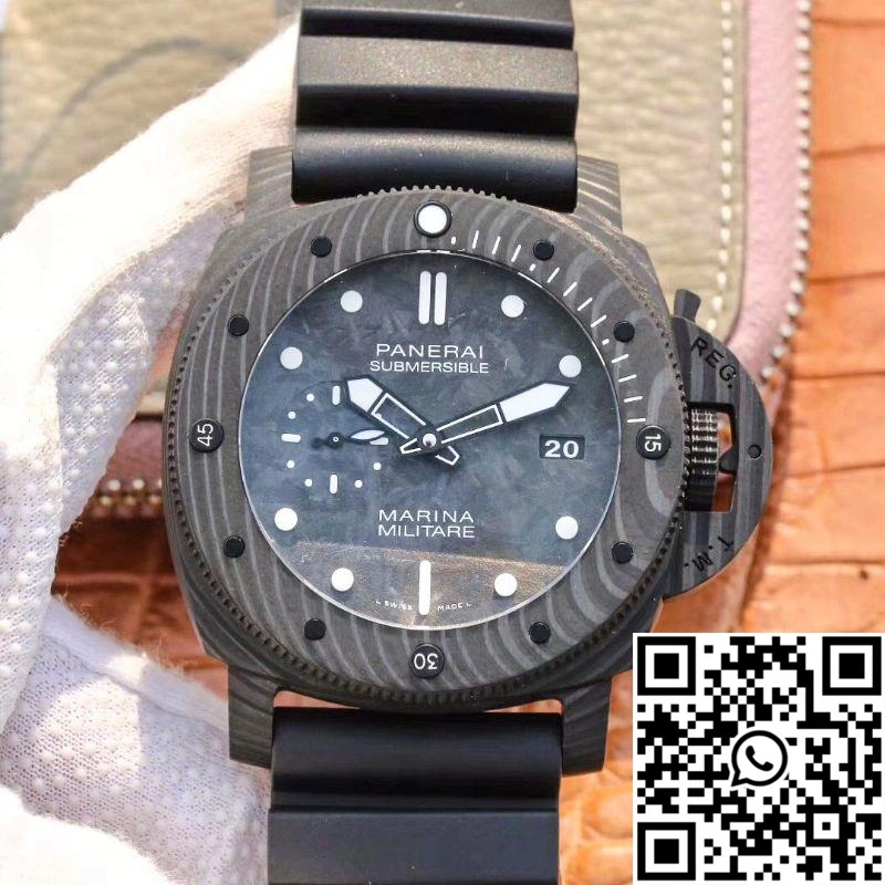 VS Factory Panerai Submersible Marina Militare Carbotech 47MM PAM00979