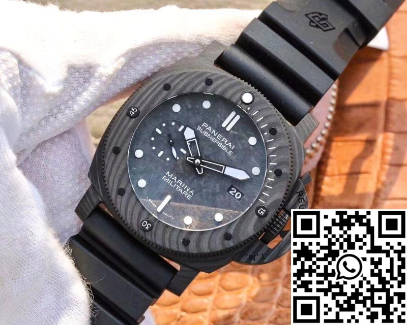 VS Factory Panerai Submersible Marina Militare Carbotech 47MM PAM00979