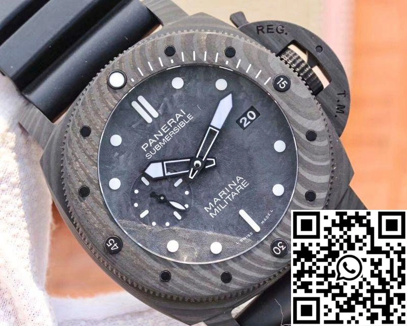 VS Factory Panerai Submersible Marina Militare Carbotech 47MM PAM00979