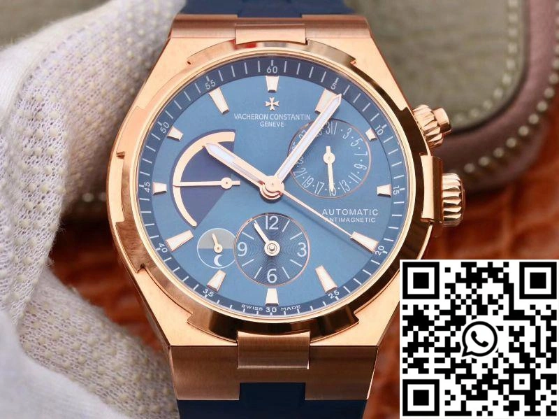 Vacheron Constantin Overseas 44mm TWA Factory 18K Rose Gold Blue Dial