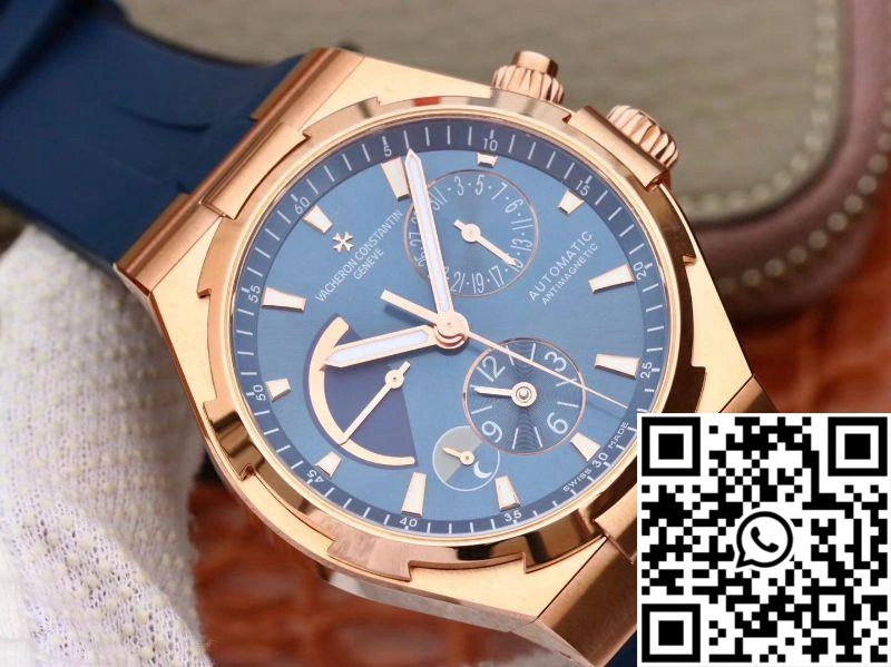 Vacheron Constantin Overseas 44mm TWA Factory 18K Rose Gold Blue Dial