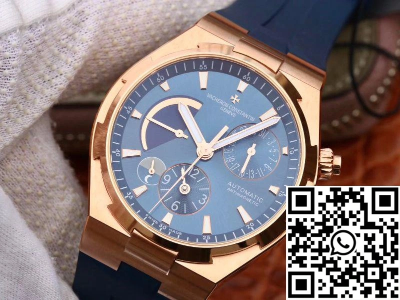 Vacheron Constantin Overseas 44mm TWA Factory 18K Rose Gold Blue Dial