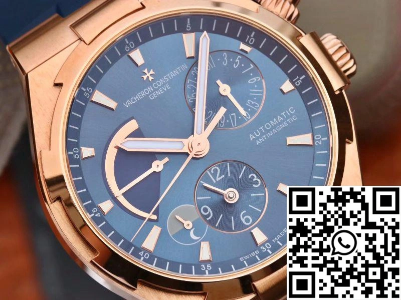 Vacheron Constantin Overseas 44mm TWA Factory 18K Rose Gold Blue Dial
