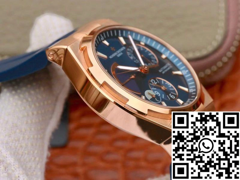 Vacheron Constantin Overseas 44mm TWA Factory 18K Rose Gold Blue Dial