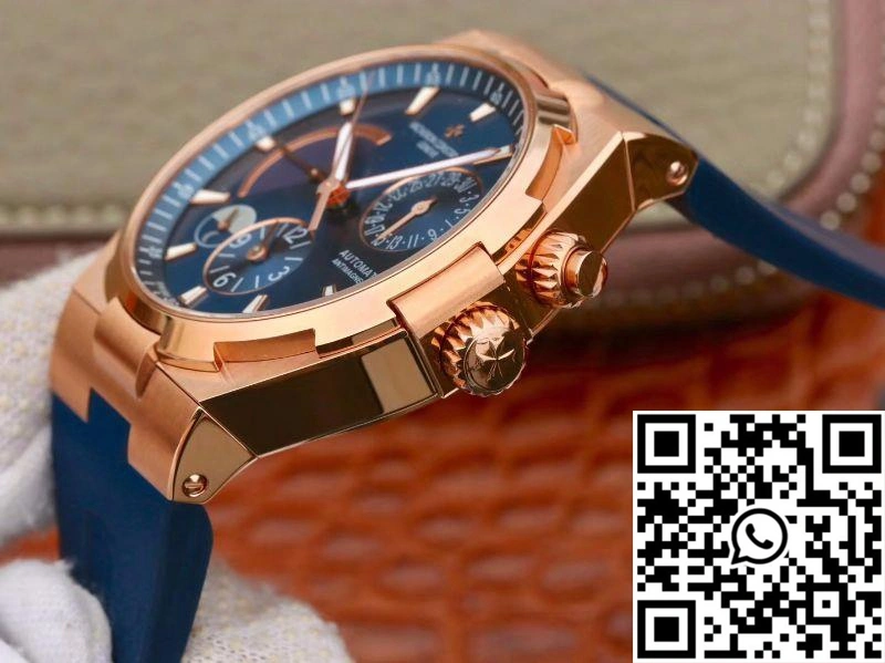Vacheron Constantin Overseas 44mm TWA Factory 18K Rose Gold Blue Dial