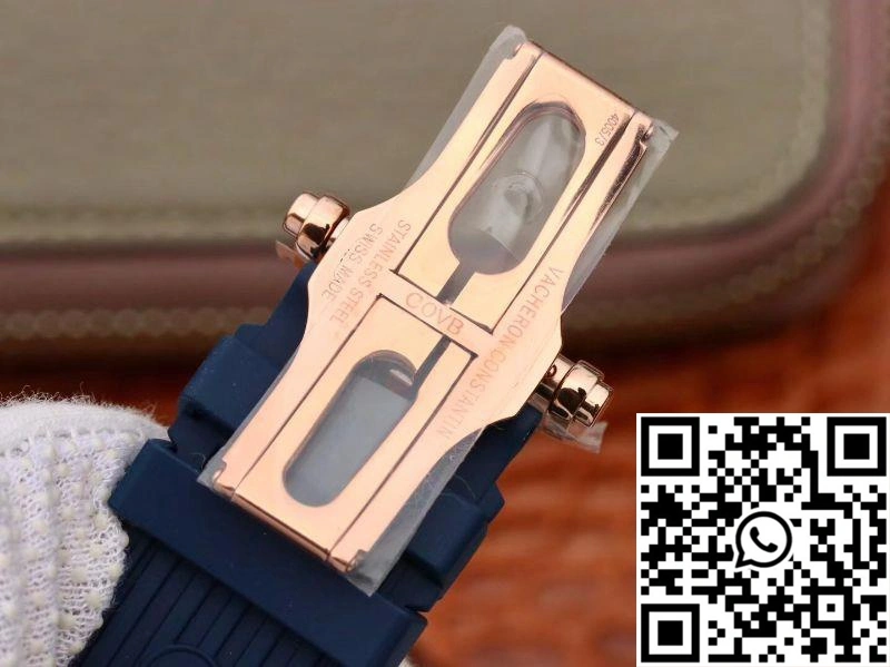 Vacheron Constantin Overseas 44mm TWA Factory 18K Rose Gold Blue Dial