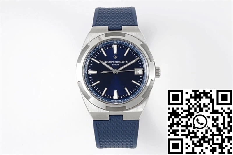 Vacheron Constantin Overseas 4500V PPF Factory Blue Rubber Strap