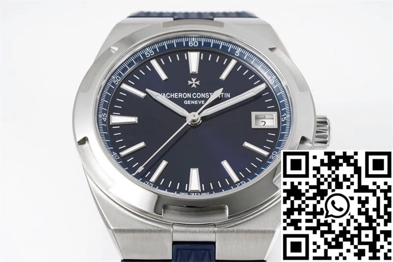 Vacheron Constantin Overseas 4500V PPF Factory Blue Rubber Strap