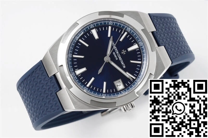 Vacheron Constantin Overseas 4500V PPF Factory Blue Rubber Strap