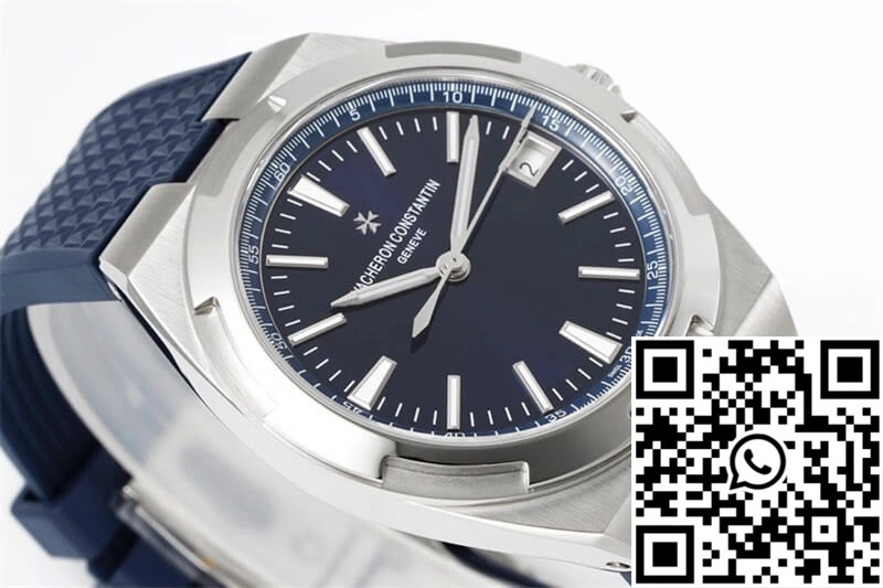 Vacheron Constantin Overseas 4500V PPF Factory Blue Rubber Strap
