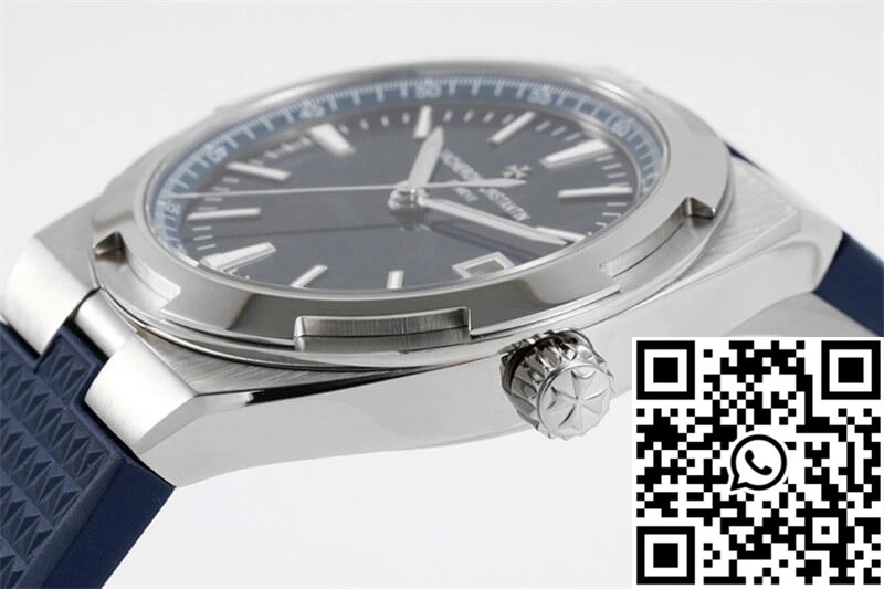 Vacheron Constantin Overseas 4500V PPF Factory Blue Rubber Strap