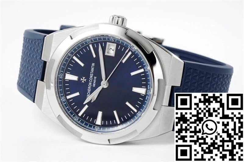 Vacheron Constantin Overseas 4500V PPF Factory Blue Rubber Strap