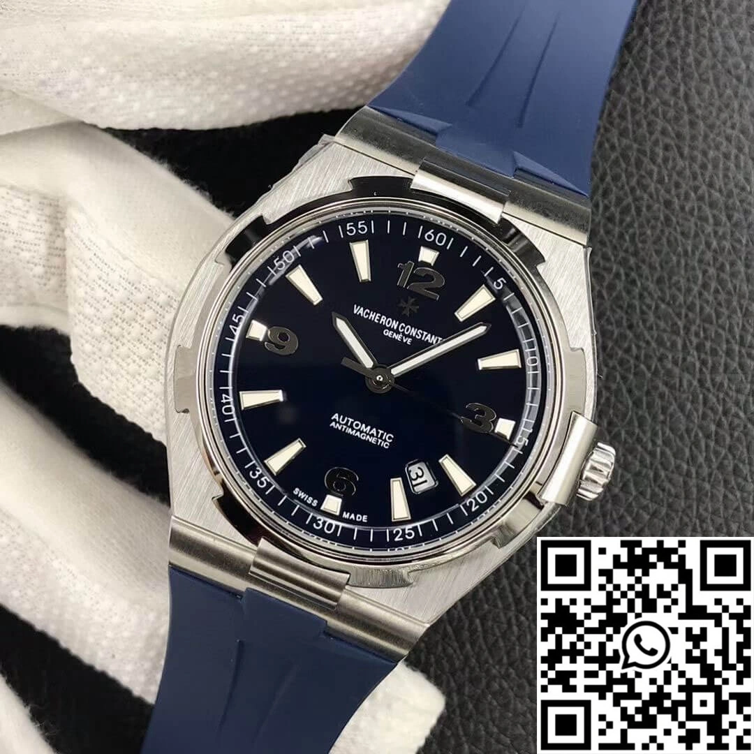 Vacheron Constantin Overseas 47040 8F Factory Blue Rubber Strap