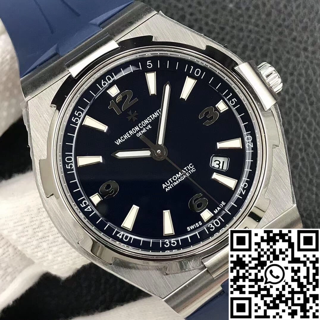 Vacheron Constantin Overseas 47040 8F Factory Blue Rubber Strap