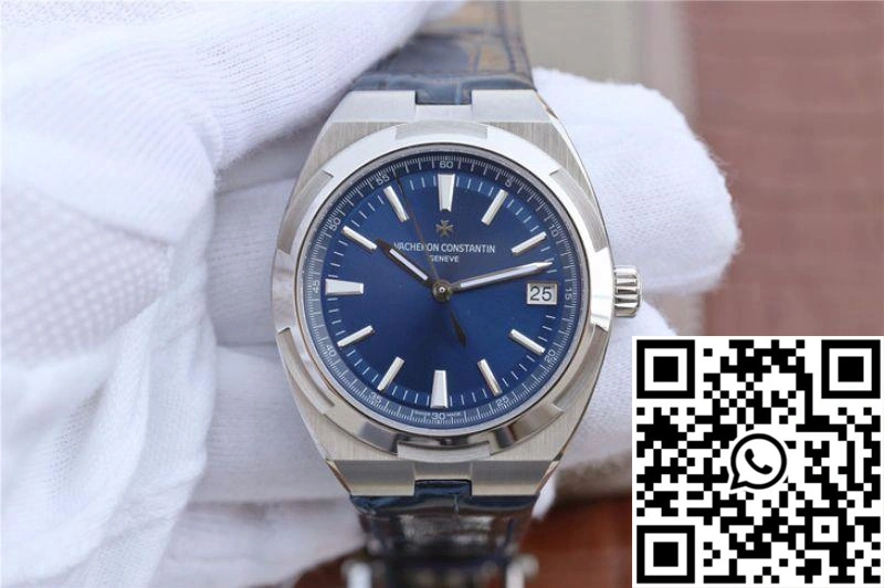 Vacheron Constantin Overseas 47040 JJ Factory Leather Strap Blue Dial