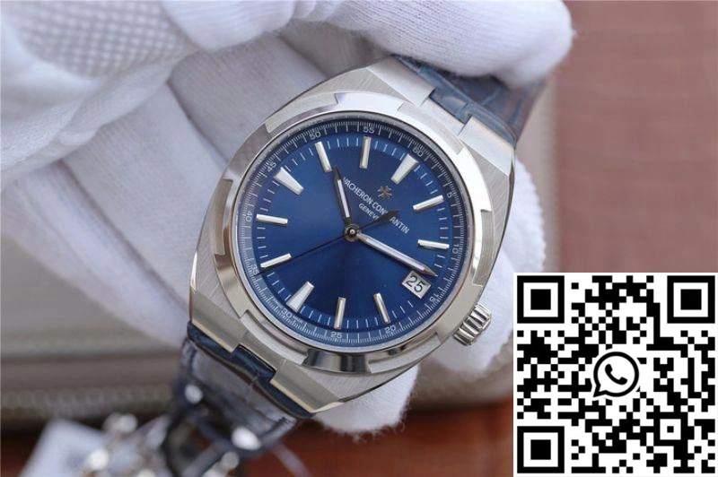 Vacheron Constantin Overseas 47040 JJ Factory Leather Strap Blue Dial