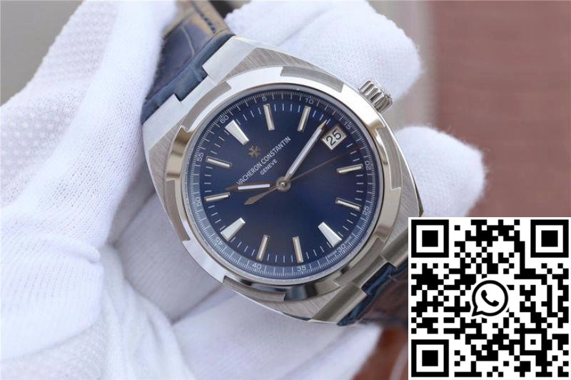 Vacheron Constantin Overseas 47040 JJ Factory Leather Strap Blue Dial