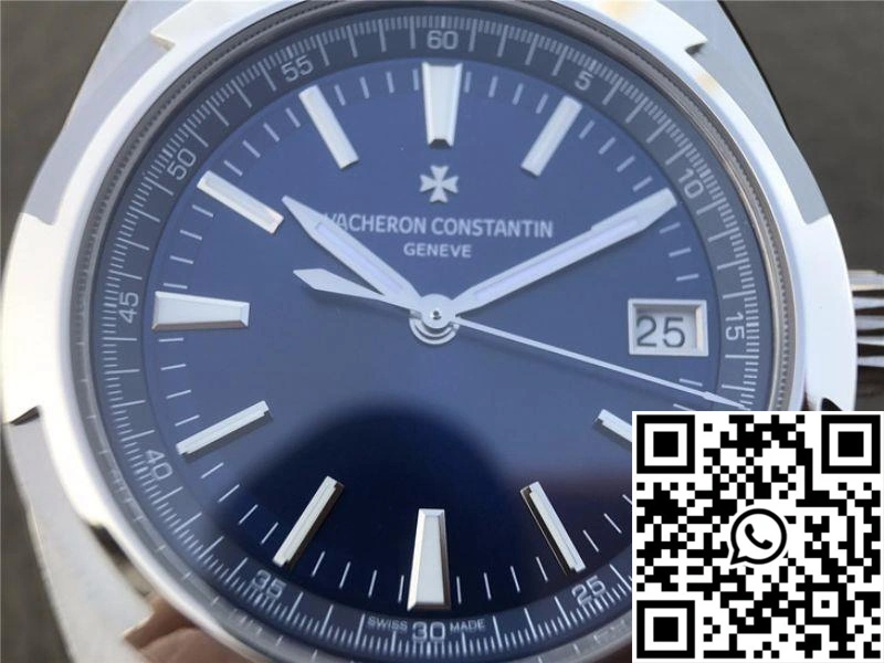 Vacheron Constantin Overseas 47040 JJ Factory Leather Strap Blue Dial