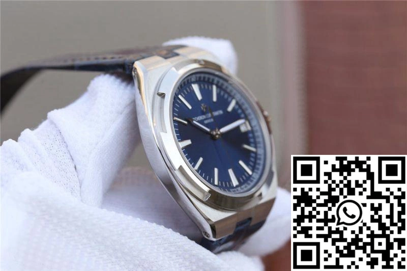Vacheron Constantin Overseas 47040 JJ Factory Leather Strap Blue Dial