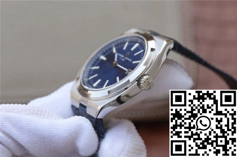 Vacheron Constantin Overseas 47040 JJ Factory Leather Strap Blue Dial