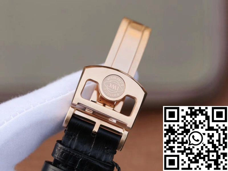 ZF Factory IWC Portuguese Tourbillon IW504210 18K Rose Gold Black Dial