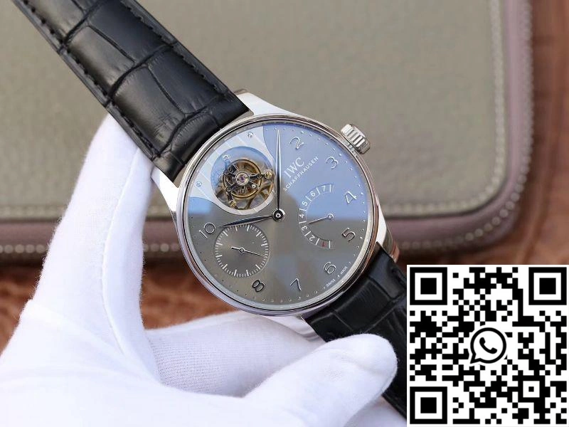 ZF Factory IWC Portuguese Tourbillon IW504210 Anthracite Dial