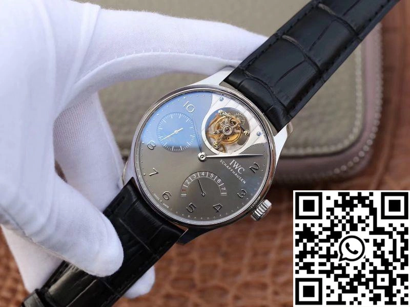 ZF Factory IWC Portuguese Tourbillon IW504210 Anthracite Dial