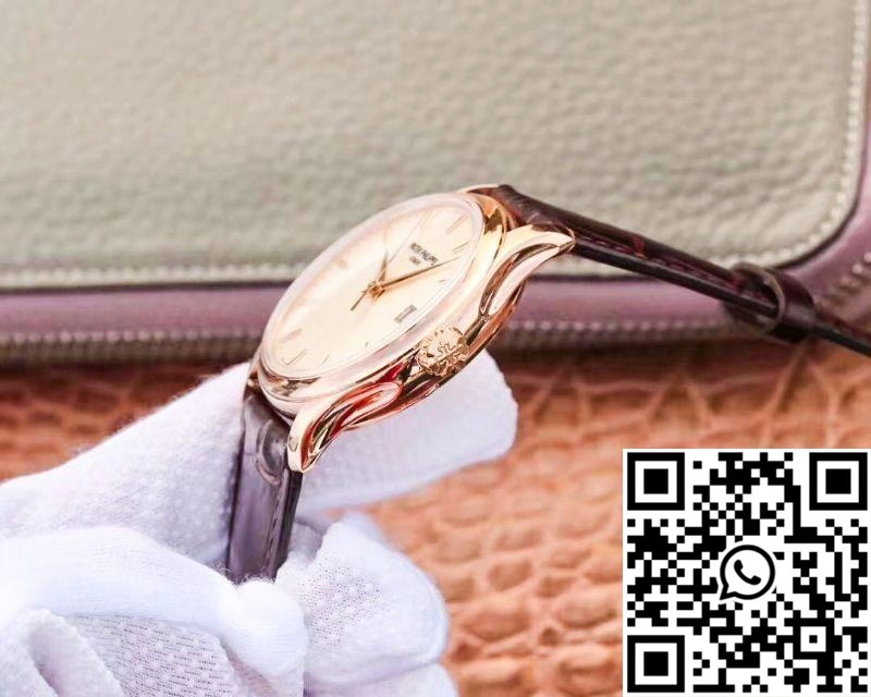 ZF Factory Patek Philippe Calatrava Rose Gold 5227R-001 Flip Back Version