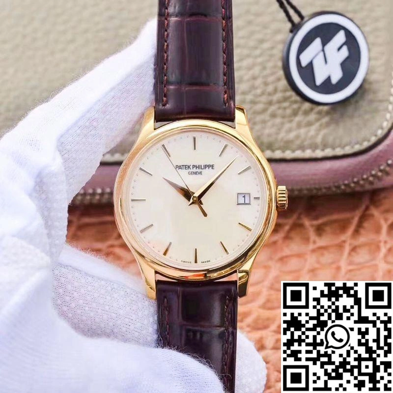 ZF Factory Patek Philippe Calatrava Yellow Gold 5227J-001 Flip Back Version