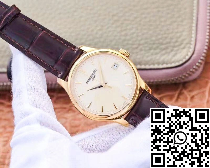 ZF Factory Patek Philippe Calatrava Yellow Gold 5227J-001 Flip Back Version