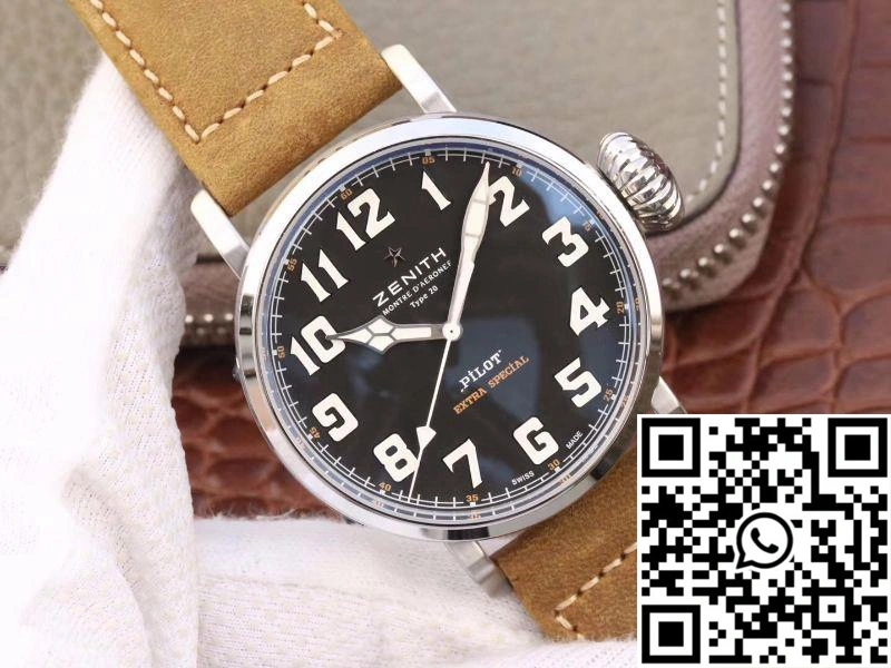 Zenith Pilot Type 20 Extra Special 03.2430.3000.21.C738 XF Factory Black Dial