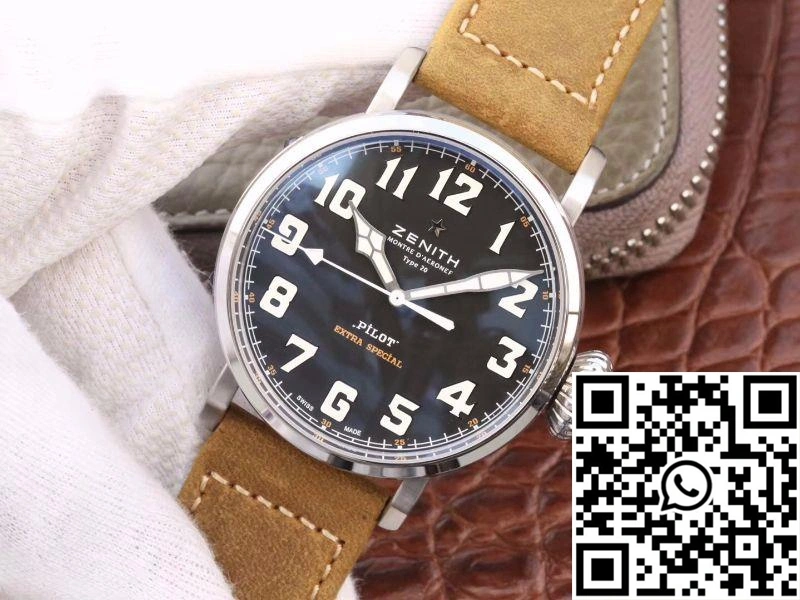 Zenith Pilot Type 20 Extra Special 03.2430.3000.21.C738 XF Factory Black Dial