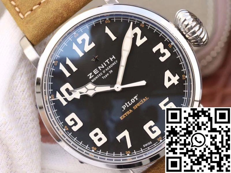 Zenith Pilot Type 20 Extra Special 03.2430.3000.21.C738 XF Factory Black Dial