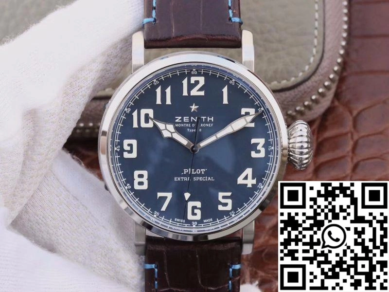 Zenith Pilot Type 20 Extra Special 03.2430.3000.21.C738 XF Factory Blue Dial