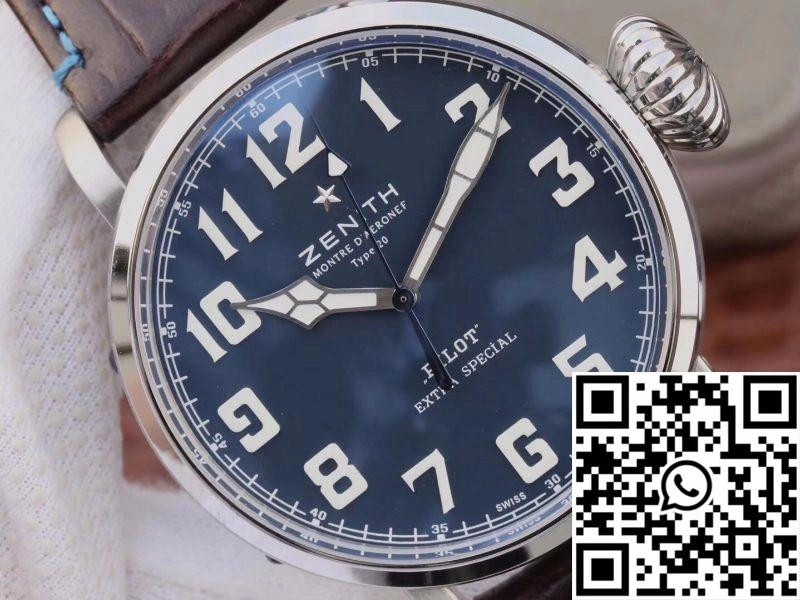 Zenith Pilot Type 20 Extra Special 03.2430.3000.21.C738 XF Factory Blue Dial