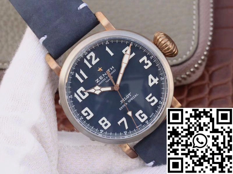 Zenith Pilot Type 20 Extra Special 29.2430.679.21.C753 XF Factory Blue Dial