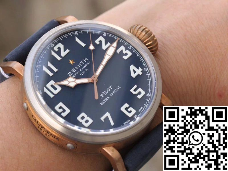 Zenith Pilot Type 20 Extra Special 29.2430.679.21.C753 XF Factory Blue Dial