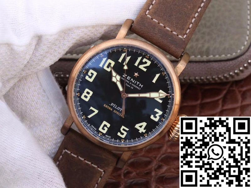 Zenith Pilot Type 20 Extra Special Bronze 29.2430.679.21.C753 XF Factory Black Dial