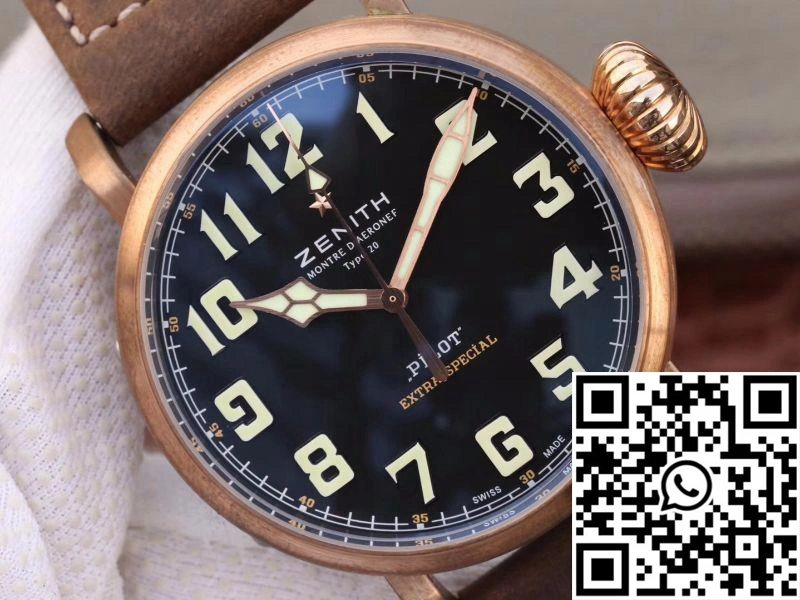 Zenith Pilot Type 20 Extra Special Bronze 29.2430.679.21.C753 XF Factory Black Dial