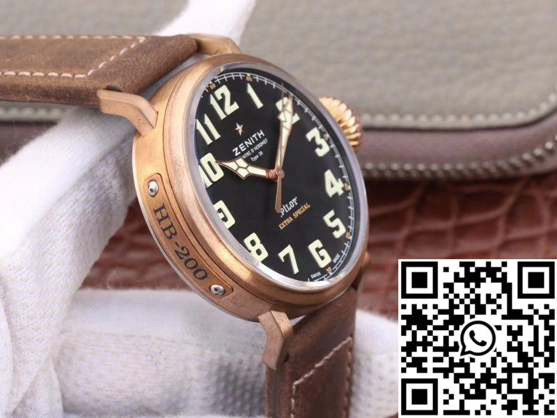 Zenith Pilot Type 20 Extra Special Bronze 29.2430.679.21.C753 XF Factory Black Dial