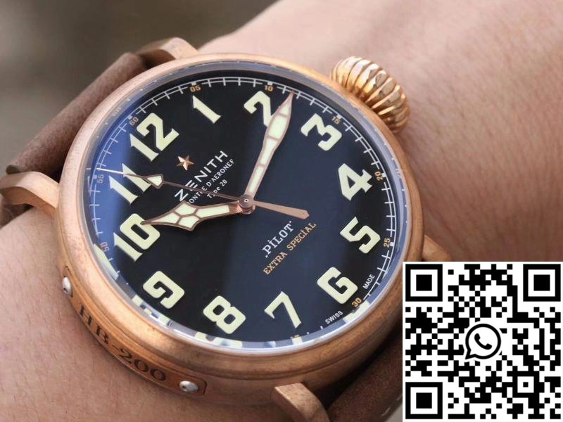 Zenith Pilot Type 20 Extra Special Bronze 29.2430.679.21.C753 XF Factory Black Dial