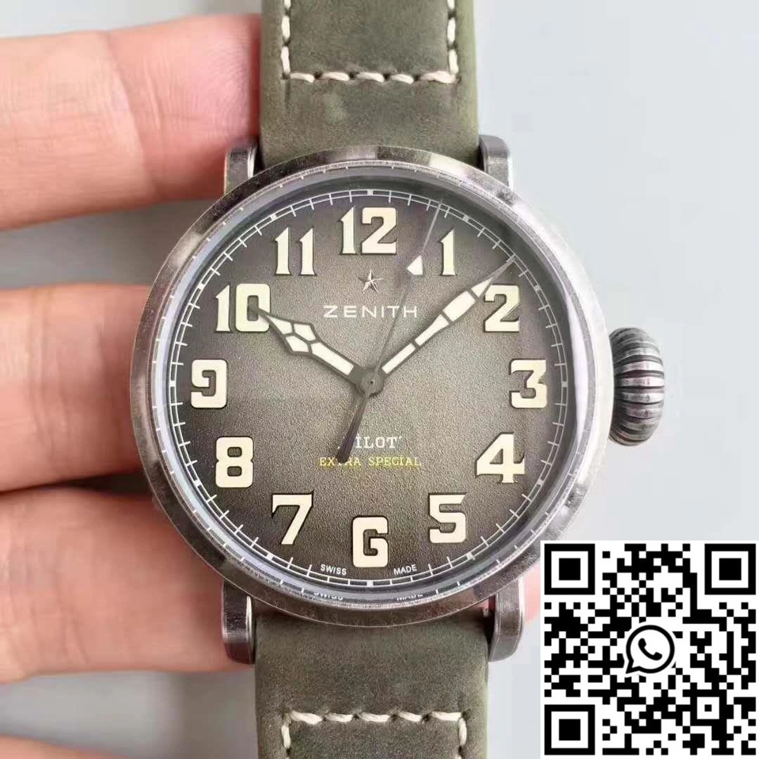 Zenith Pilot Type 20 Extra Special Ton Up 11.2430.679.21.C801 XF Factory Anthracite Dial