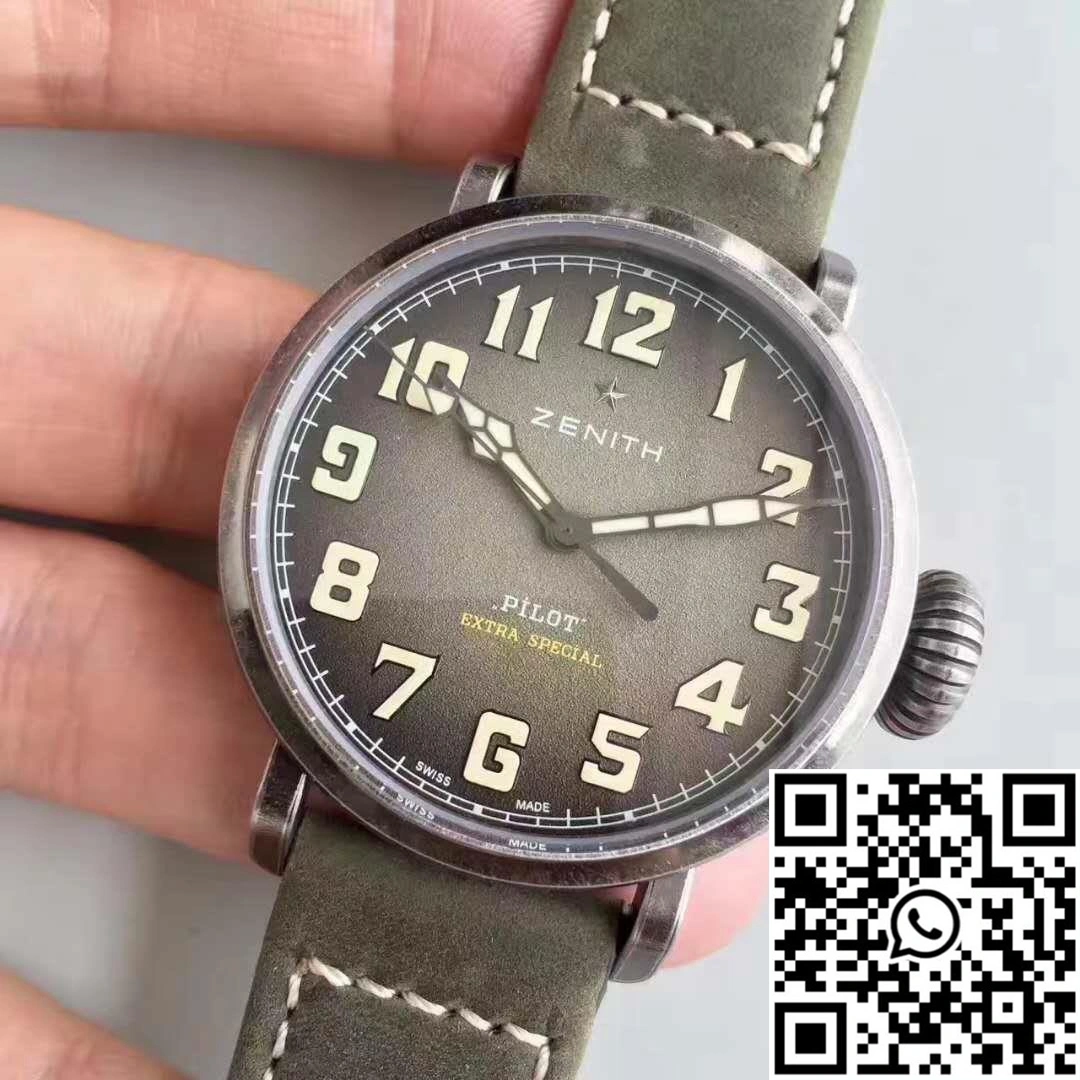 Zenith Pilot Type 20 Extra Special Ton Up 11.2430.679.21.C801 XF Factory Anthracite Dial