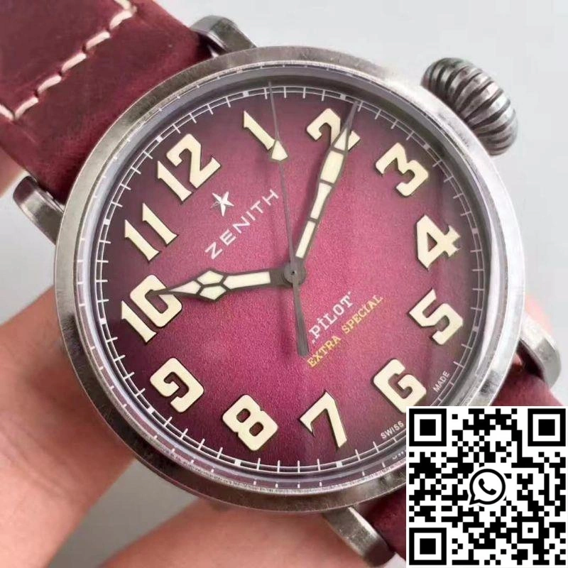Zenith Pilot Type 20 Extra Special Ton Up 45MM 11.2430.679.21.C801 XF Factory Purple Dial